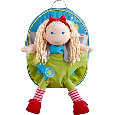 HABA Doll Backpack Summer Meadow - Fits 12&quot; Soft Dolls. View a larger version of this product image.