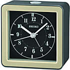 Alternate image 3 for Seiko 3" Gatsby Bedside Alarm, Black, Gray & Gold