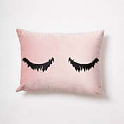 Dormify Shut Eye Velvet Throw Pillow 12" x 16" Pink
