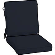 Arden Selections Acrylic Foam Chair Cushion, 20" x 20", Navy