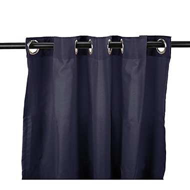Jordan Manufacturing Indoor/Outdoor Curtains Navy. View a larger version of this product image.