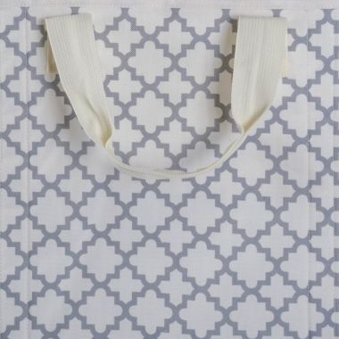 DII Gray Fabric All-Purpose Divided Storage Tote - 17 inches. View a larger version of this product image.