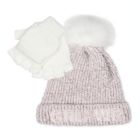 Alternate image 0 for FAB Big Girls 2-Pc. Girl Power Hat Pink One Size