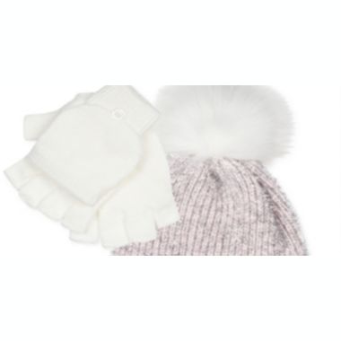 FAB Big Girls 2-Pc. Girl Power Hat Pink One Size. View a larger version of this product image.