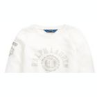 Alternate image 1 for Ralph Lauren Toddler Girl's French Terry Graphic Pullover White Size 3T