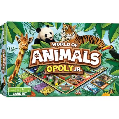MasterPieces Kids & Family Board Games - World of Animals Opoly Jr. -  Officially Licensed Board Games For Kids, & Family | Bed Bath & Beyond