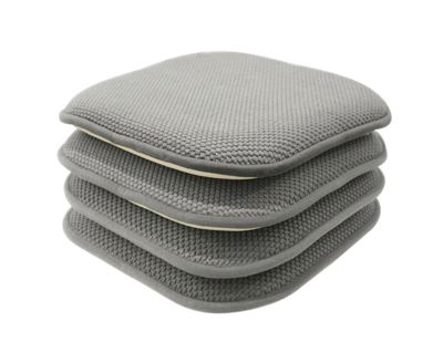 Grey Chair Pads Bed Bath Beyond, Grey Dining Chair Cushions