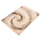 Alternate image 3 for Chaudhary Living 6.5' x 9.5' Off White and Brown Distressed Abstract Rectangular Area Throw Rug