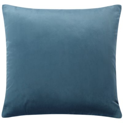 Soft Plain Luxury Blue Crushed Velvet Cushion Pillow Cover All Sizes Available 