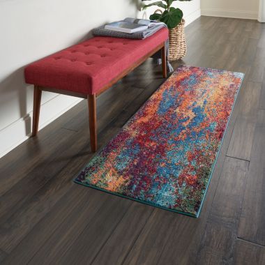 Celestial CES08 Atlantic Area Rug Colorful Contemporary Abstract By Nourison Atlantic 3' x 5'. View a larger version of this product image.