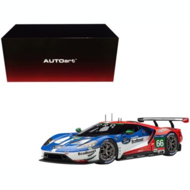 Carfaxo Ford GT #66 B. Johnson - S. Mucke - O. Pla Le Mans (2016) 1/18 Model Car by Autoart. View a larger version of this product image.