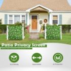 Alternate image 2 for Tolead Betterhood 4 Pack Expandable Faux Privacy Fence, Decorative Faux Ivy Greenery Fencing