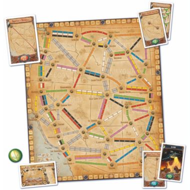 Ticket to Ride Map Collection  Volume 6 - France & Old West [Board Game, 2-6 Players]. View a larger version of this product image.