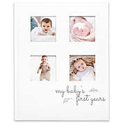 KeaBabies Baby Memory Book First 5 Years Journal, Modern Minimalist Hardcover 66 Pages Baby Book, Baby Scrapbook (Alpine White)