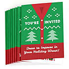 Alternate image 1 for Big Dot of Happiness Ugly Sweater - Fill-in Holiday and Christmas Party Invitations (8 Count)