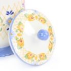 Alternate image 2 for Laurie Gates California Designs Tierra 2.7 Quarts Hand Painted Stoneware Canister with Lid