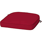 Arden Selections ProFoam 19" X 20" Rounded Back Outdoor Patio Cushion, Caliente Red