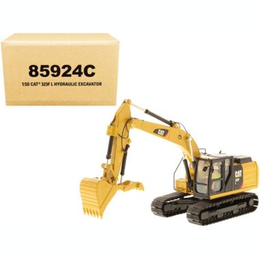 Carfaxo CAT Caterpillar 323F L Hydraulic Excavator with Thumb and Operator "Core Classics Series" 1/50 Diecast Model by Diecast Masters. View a larger version of this product image.