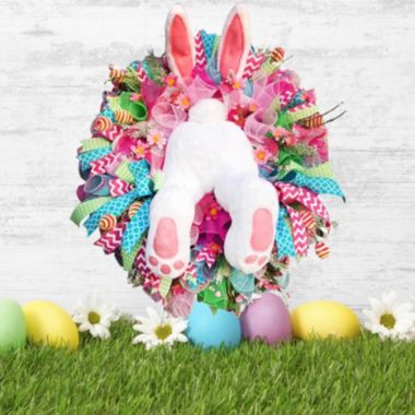 Department Store Colorful Easter Rabbit Garlands, 40 CM Front Door or Wall Hanging Oranments - Happy Easter Party Décor - Rabbit. View a larger version of this product image.
