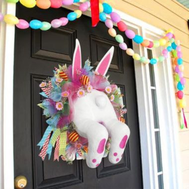 Department Store Colorful Easter Rabbit Garlands, 40 CM Front Door or Wall Hanging Oranments - Happy Easter Party Décor - Rabbit. View a larger version of this product image.