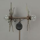 Alternate image 3 for Things2Die4 36 Inch Metal Solar LED Kinetic Wind Spinner Outdoor Garden Yard Art Flower
