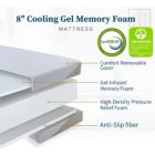 Alternate image 2 for Smiaoer 8 inch Memory Foam Mattress,Full Mattress in a Box