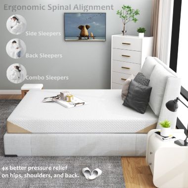 Smiaoer 8 inch Memory Foam Mattress,Full Mattress in a Box. View a larger version of this product image.