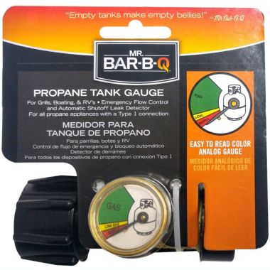 Mr. Bar-B-Q Propane Tank Gauge with Flow Control Universal Connection 03003YTC. View a larger version of this product image.