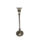 Alternate image 0 for BIDK Home 10" Silver Contemporary Candlestick Holder Tabletop Decor - Medium