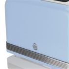 Alternate image 1 for Swan 2 Slice Retro Toaster Blue