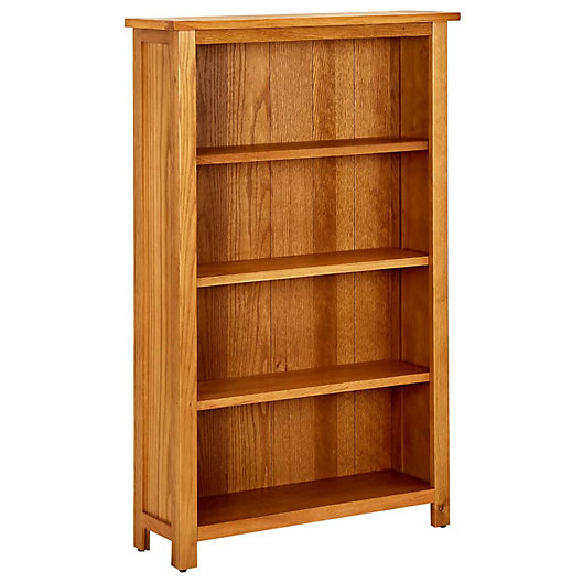 Details about   3 4 5 Tier Bookcase Solid Oak Wood Book Shelves Cabinets Storage Display Display 