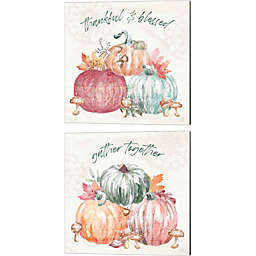 Great Art Now Harvest Touch A by Dina June 14-Inch x 14-Inch Canvas Wall Art (Set of 2)