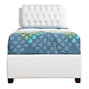 Passion Furniture Marilla White Twin Panel Beds