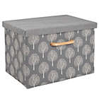 Alternate image 0 for mDesign Soft Textured Fabric Home Storage Organizer Box, 2 Pack