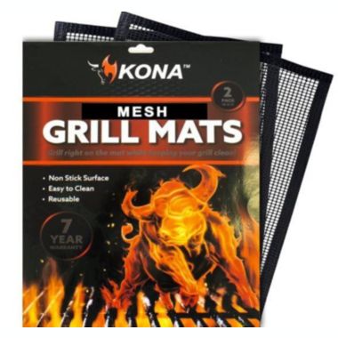 Kona Mesh Grill Mats - Heavy Duty 600 Degree Non Stick (Set of 2). View a larger version of this product image.
