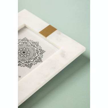 GAURI KOHLI Skye Marble Picture Frame 5" x 7". View a larger version of this product image.