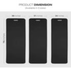 Alternate image 1 for POWRX Yoga Mat Thick Exercise Mat 1/2" - 3 Widhts With Carrying Strap And Bag Non-Sl