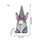 Alternate image 3 for Department Store 1pc Easter Bunny Faceless Gnome Plush Doll   Perfect Easter Gift - Party Props Bunny Doll, Home Decor Ornament
