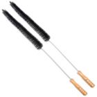 Alternate image 0 for Clothes Dryer Lint Vent Trap Cleaner Brush - Gas Electric Fire Prevention Exhaust - Made of Stainless Steel (Pack of 2)