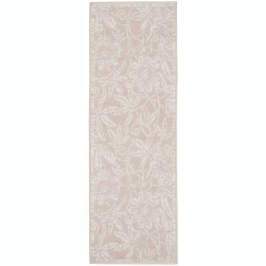Nourison Whimsicle WHS05 Indoor only Area Rug - Pink 2' x 6'. View a larger version of this product image.