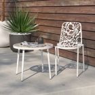Alternate image 1 for LeisureMod Modern Devon Aluminum Chair - White