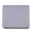 Alternate image 0 for Canyon Home 4" LED Square Gray Wall Sconce Lamp 2pcs Pack