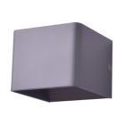 Alternate image 3 for Canyon Home 4" LED Square Gray Wall Sconce Lamp 2pcs Pack