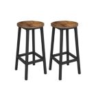 Alternate image 0 for BreeBe Set of 2 Industrial Round Bar Stool Chairs