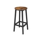 Alternate image 1 for BreeBe Set of 2 Industrial Round Bar Stool Chairs