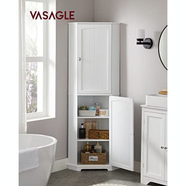 BreeBe Bathroom Storage Cabinet with 4 Adjustable Shelves. View a larger version of this product image.