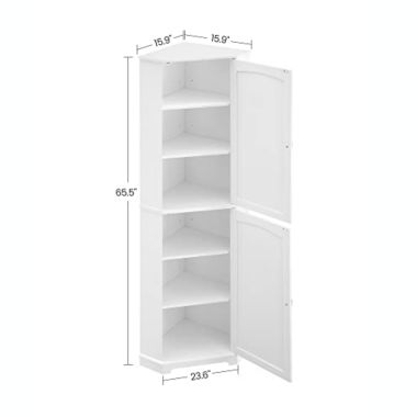 BreeBe Bathroom Storage Cabinet with 4 Adjustable Shelves. View a larger version of this product image.