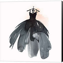 Metaverse Art Little Black Dress I by Isabelle Z 12-Inch x 12-Inch Canvas Wall Art