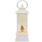 Alternate image 1 for 10.75 Inch Tall LED Lantern with Cardinal Swirl Decoration