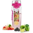 Alternate image 1 for Eggracks By Global Phoenix Fruit Infuser Water Bottle 32OZ Juice Shaker Sport w/ Flip